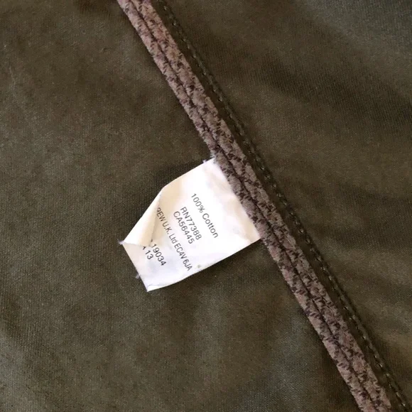 J Crew Downtown Coated Canvas Field Jacket Olive M - Picture 7 of 15